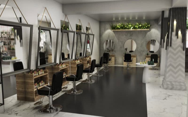 Salon Interior Designing